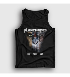 Presmono Unisex Siyah Planet Of The Apes Maymunlar Cehennemi Atlet 481537tt