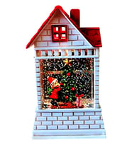 Wjl Ev Işıklı Kar Yağışlı Hediyelik Ith-Yıl-239