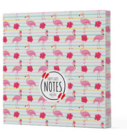 Flamingo 2 - Çizgisiz Yan Boyamalı Defter