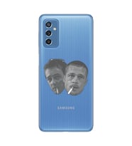 Samsung Galaxy M52 Uyumlu Fight Club Desenli Şeffaf Telefon Kılıfı