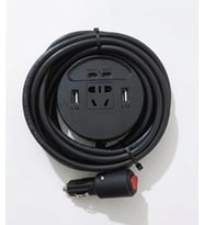 Araç Inverter 150W,2 USB,2 Type-C çıkışlı 12V/16 A /120W 2 X1,5mm TTR Bakır 5Mt-GG22