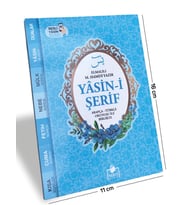 Çanta Boy Yasin-i Şerif Arapça Türkçe Okunuşu ile Birlikte (Mavi)