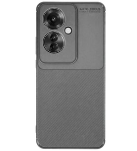 Mey İthalat® Reno 11F Kılıf Auto Focus Karbon Kapak - Gri