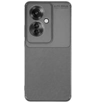 Mey İthalat® Reno 11F Kılıf Auto Focus Karbon Kapak - Gri
