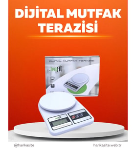 Pratik Ve Şık Tasarımıyla Dijital Mutfak Tartısı