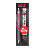 Rotring Tikky Versatil Kalem Min Silgi 3 lü Set 0,5 Mm Ahududu - Orjinal