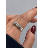 XoXo Co Model Ayarlanabilir Kadın Çelik Yüzük Gümüş Kararmaz Renk Atmaz