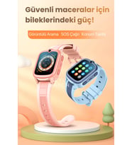 Çocuklar İçin 4G Akıllı Saat, GPS Takip ve Arama Fonksiyonları