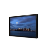 New York Gece Çerçeveli Mdf Tablo