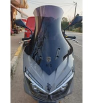 MOTOCAM Mondial Strada 125 Ön Cam 2023-2026 Model 75cm Siyah Renkli 4mm UZUN