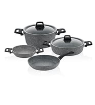FALEZ EFES 6 PARÇA GRANİT SET GRİ