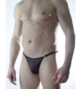 Mulvxbrf Brf02 Erkek Metalli Daire Desenli Slip (Mulvix)