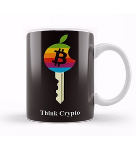 Bitcoin Gold Kupa Bardak Porselen