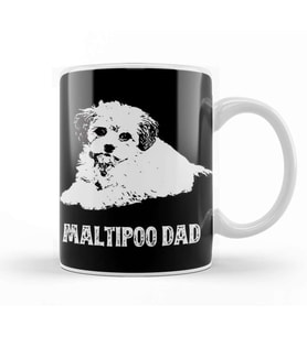 Maltipoo Dad 01 Kupa Bardak Porselen