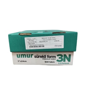 UMUR Sürekli Form 11x24 3 Nüsha (5.5 Perforeli) 500 lü