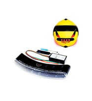 Motosiklet Kablosuz Kask İkaz Stop Led Suya Dayanıklı Wıreless Sert Plastik Motor Kablosuz Led