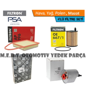 Citroen C5 1.6 e-HDi Filtre Bakım Seti 2011-2015