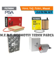 Citroen C5 1.6 e-HDi Filtre Bakım Seti 2011-2015