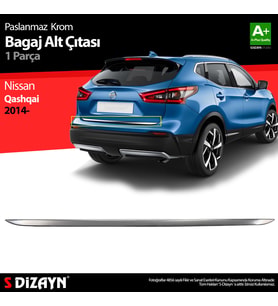 Nissan Qashqai Krom Bagaj Alt Çıtası 2014-2021