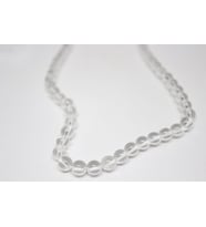 Kristal Kuvars Taşı YARIM Dizi 6mm (18cm uzunluğundadır)