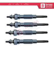 Mitsubishi Hyundai için 4 Adet Isıtma Bujisi 12 Volt MD050212, GV673