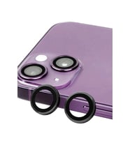 Durukar® iPhone 14 Plus Raze Metal Kamera Lens - Siyah