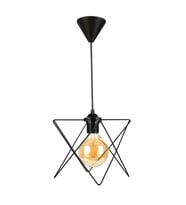 Yıldız Metal Otantik Avize Siyah AAG-1630