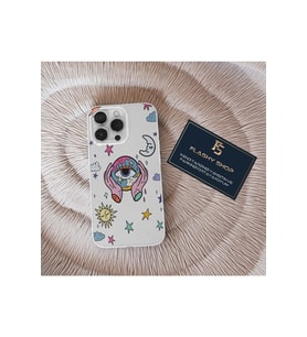 Samsung Galaxy A24 Uyumlu Aesthetic Göz ve Yıldızlar Tasarımlı Şeffaf Kılıf