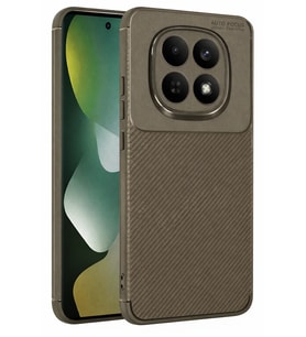 Redmi Note 15 4G Auto Focus Karbon Kapak - Kahverengi