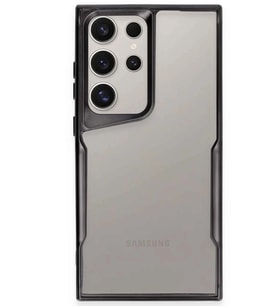 Galaxy S23 Ultra Kılıf Boyi Silikon Kapak - Siyah