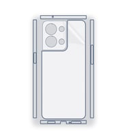 SChitec OPPO Reno8 5G Uyumlu Fullbody Arka Kaplama Hidrojel Koruyucu Film