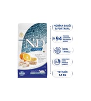 N&D ND Low Ocean Morina Balıklı ve Portakallı Yetişkin Kedi Maması - 1,5 kg