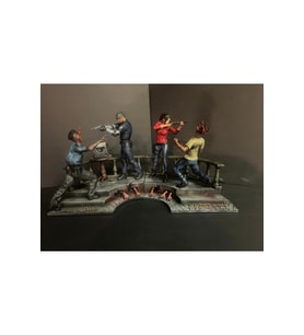 Resident Evil 2 Leon ve Claire Figür Resident Evil Leon Obje RE2 Claire Figür 25CM Büyük Boy