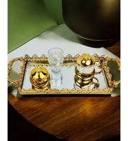 Eternal Damat Kahve Tepsisi (Gold)