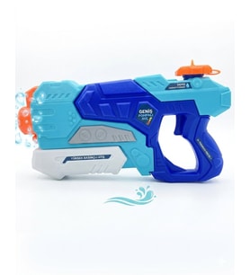 Pompalı Su Tabancası Geniş Mavili Renkli
