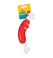 Polo Vinil Sosis İpli Oyuncak 10,5Cm (Kahverengi)