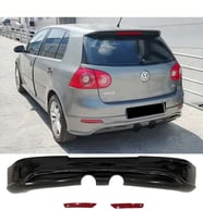 Vw Golf 5 R32 Arka Ek Reflektörlü Mat Siyah 2003 2005 2006 2007 2008 2009 Arka-difizör-bodykit-ek