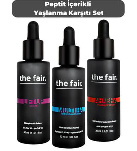 the fair. Peptit İçerikli Yaşlanma Karşıtı Vegan Serum Seti