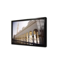 Dubai Şehri Çerçeveli Cam Tablo