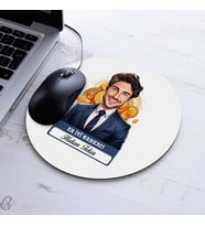 Kişiye Özel Hediye Karikatürlü En Yakışıklı Bankacı Mousepad