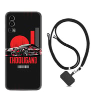 General Mobile Gm 23 Kılıf Silikon Boyun Askılı İpli Desenli Silikon Hooligan 1636