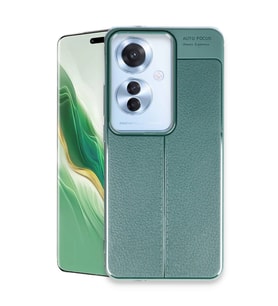 Reno 11F Kılıf Auto Focus Kapak - Koyu Yeşil