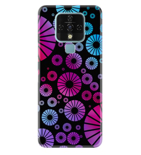 Tecno Camon 16 18P Pova Pova 3 Pova Neo Kılıf Desemli Silikon Daireler 1751