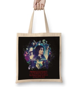 Stranger Things 3 Bez Çanta Uzun Saplı