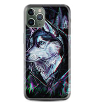 Apple iPhone 11 12 13 14 Pro Max Kılıf Desemli Silikon Dog Eyes 1761