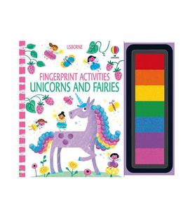 Fingerprint Activities Unicorns and Fairies Usborne Publishing