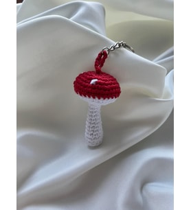 Amigurumi Mantar Anahtarlık