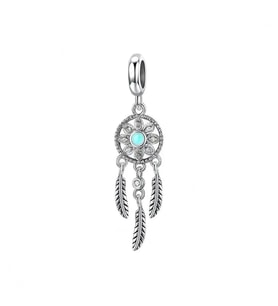 Nur Silver Sallantılı Düş Kapanı Gümüş Charm NUR-BL02001