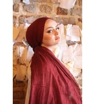 Bambu Kraş Şal Bordo 156