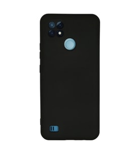 Realme C21 Kılıf Nano İçi Kadife Silikon - Siyah